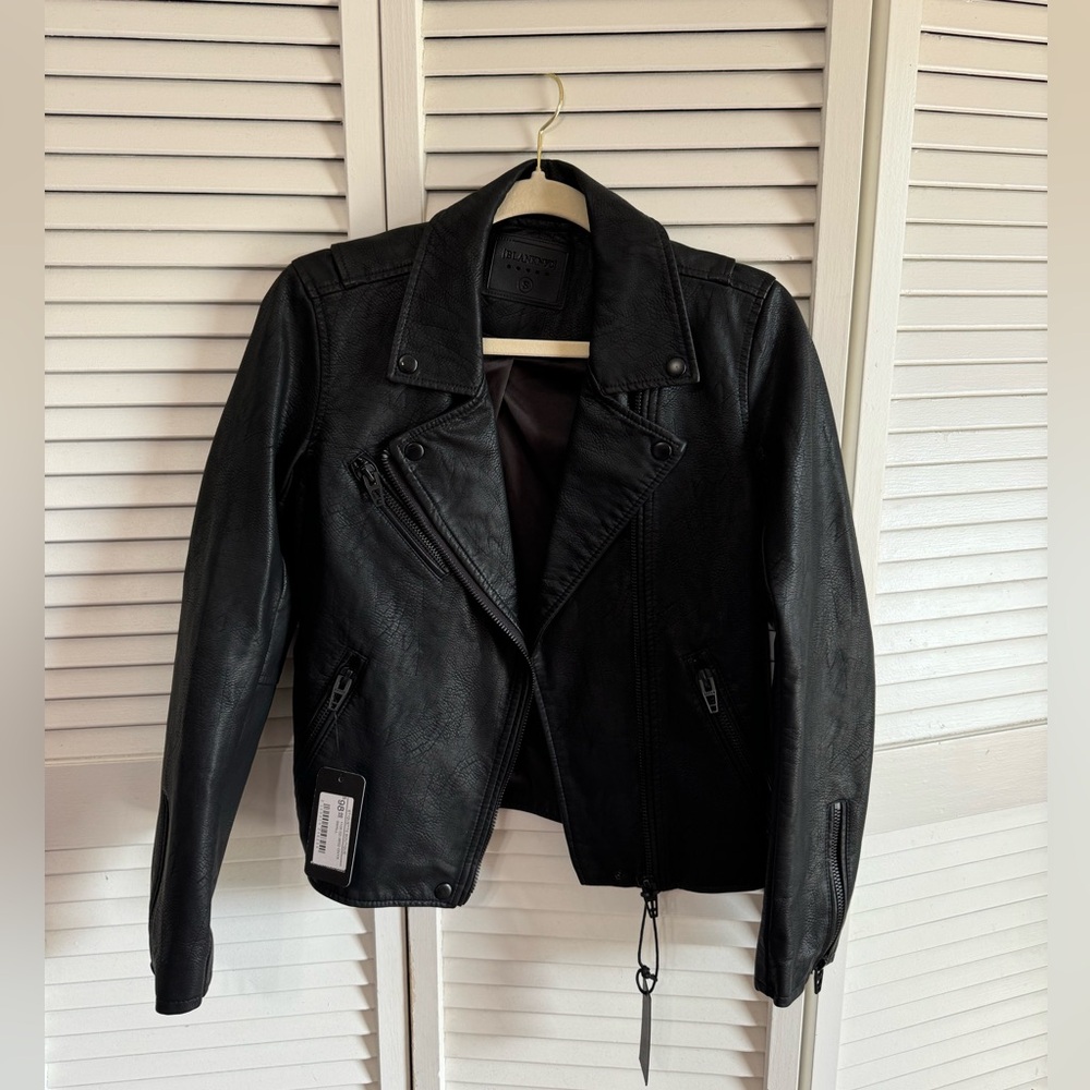 NWT Perfect Condition Black BLANKNYC Faux Leather Jacket